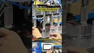 💧 DEMA Machine | 4-Head Semi-Automatic Perfume Filling Machine