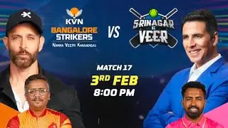 Highlight from Last Over LIVE Thane ISPL Match Season 2 Srinagar Ke Veer Vs KVN Banglore Striker.