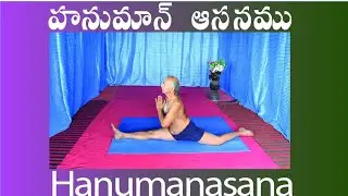 Hanumanasana by Kuppi Reddy | Benefits of Hanumanasana | Yoga Asana | Yoga in Telugu