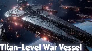 The First Xeno Fleet Crossed Paths with Humanitys TitanLevel War Vessel and Succumbed to Pure Terror