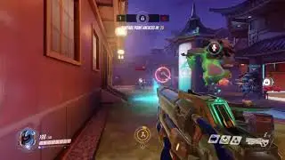 Overwatch Ps4 top 500 daddy 76 on Lijiang tower