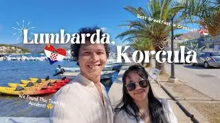 Exploring Lumbarda, Korčula 🇭🇷 | Hidden Town, Breakfast & Winery | Filipino Couple Vlog