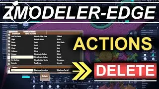 ZBrush - ZModeler Edge(Actions) - 