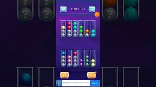 How to complete 130 Level ball sort puzzle color sort Game Latest tricks 2023