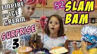 Слэм Бэм Сюрприз - Империя мороженого (часть 3 из 4) Веселимся с гигантами из Skylanders