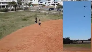 Testing DJI Mavic Air 2, Drone Sky Hook Professional, and Restube Rescue Buoy