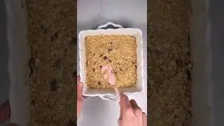 4 INGREDIENTS BREAKFAST BARS!