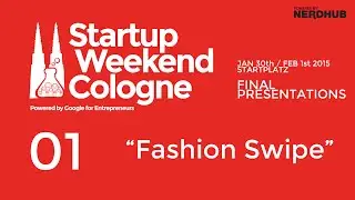 Startup Weekend Cologne 2015 - Final Pitches - 01 - Fashion Swipe