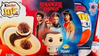 Stranger Things Kinder Joy ASMR Unboxing 