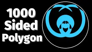 Math Fun: Transformation of 1000-Sided Polygon | Desmos Art