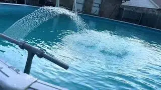 Installing a New Pool Fountain 💦 | Easy DIY Upgrade for Above Ground Pools!