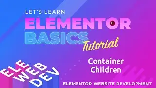 Elementor Child Container Width