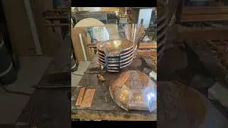 Creating a 7 foot copper water fountain in Tucson Arizona since 2018 by Roberto