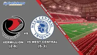 Vermillion Tanagers vs West Central Trojans (FB)