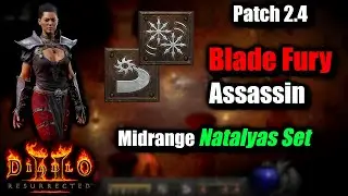 Сборка Bladesin - Blade Fury Assassin с комплектом Натальи - Патч 2.4 Diablo 2 Resurrected