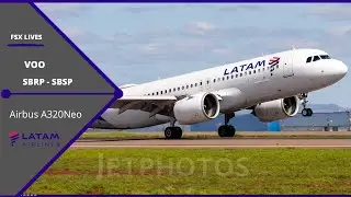 XPLANE 12 - VOO TOLISS A320Neo LATAM RIBEIRÃO PRETO(SBRP) - CONGONHAS(SBSP) - DUMONT(SBRJ) (IVAO)