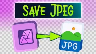 How to Save Affinity Photo Project as a jpeg