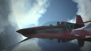 Gros show aérien du pilote Nicolas Ivanoff