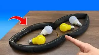 Put LED Light in a Bicycle Tube! Genius Idea That Actually Works