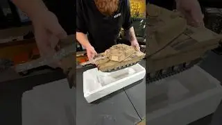 Assembling an RC M1A2 Abrams Tank
