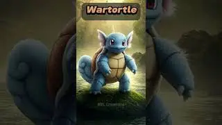 Epic Squirtle Evolution 🌊 Realistic Blastoise Reveal!