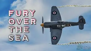 Experience the Thrill - Hawker Sea Fury Dominates the 2025 Central Coast Airfest! - [4K]