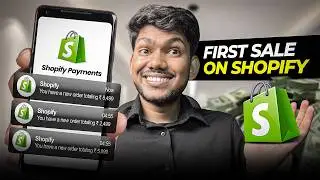Shopify First SALE
