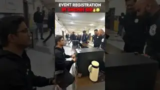 EVENT Registration by Sachin Sir😂🔥 #shorts #pw #physicswallah #jeewallah