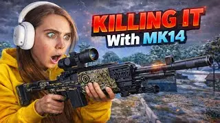 An MK14 Is MADNESS In Late Game Situations! Erangel Snowy Duos