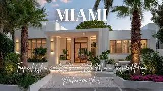 Tropical Glam & Art Deco Style Miami Inspired Home Makeover Ideas