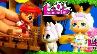 LOL Surprise Dolls Play at the Pet Park with LOL Pets Unboxing