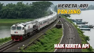 KERETA API MELINTASI DANAU