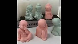 Silicone Molds for Statue of Young monk, Buddha