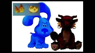 Blue's Clues: Pet Votin' Blue w/Red 'N' Gold Chinese Dragon