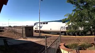 Amtrak #4 Southwest Chief (26) on the Winslow Cameras on 06/27/2022