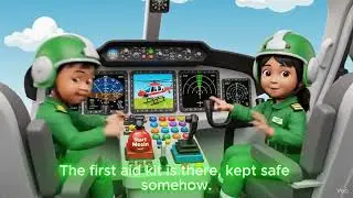 🚨 Fast Helicopter Song! 🚁 First Aid Kit Mission to the Mountain Peak! ⛰️ Kids Rescue Vehicle E18