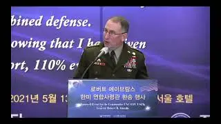 Farewell Speech for the Commander UNC/CFC/USFK GRN. Robert B. Abrams