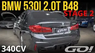 BMW 530i 2.0 turbo B48 stage 2 340 cavalos 😱