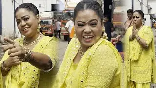Laughter Queen Bharti Singh's Fun Time with Media at Powai's Laughter Chefs Unlimited Entertainment