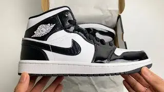 unboxing jordan 1 mid carbon fiber all star