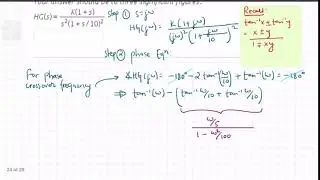 How to find Phase Crossover Frequency of a Transfer function by hand & MATLAB