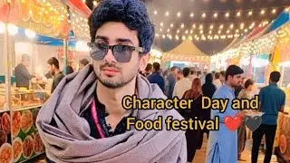 Character Day and Food festival 🥮 in Emerson University Multan ❤️|| fun of fun || Hasnain Chauhan 