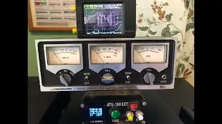 Using an analog, NANO VNA and antenna tuner SWR meter to check SWR