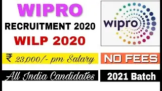 Wipro Recruitment 2020 | Wilp 2020 | Wipro Jobs 2020 | Apply Online