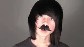 Mustache on my face!
