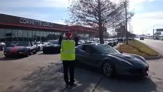 Corvette World Dallas Toys for Tots 2019 Rollout 12/7/2019