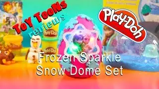 Play-Doh Surpise Egg & Disney Frozen Sparkle Snow Dome Huevos Sopresa