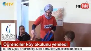 MCBÜ AKUT öğrencileri köy okulunu yeniledi
