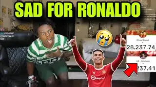Ishowspeed reacts Ronaldo pass in Subscribers count. Sad reaction of @IShowSpeed ❤️