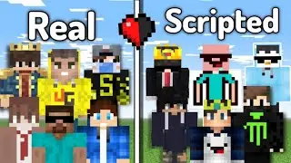 Real vs Scripted Players In India Minecraft Community